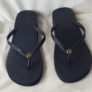 Tory Burch wedge flip flops Size 9